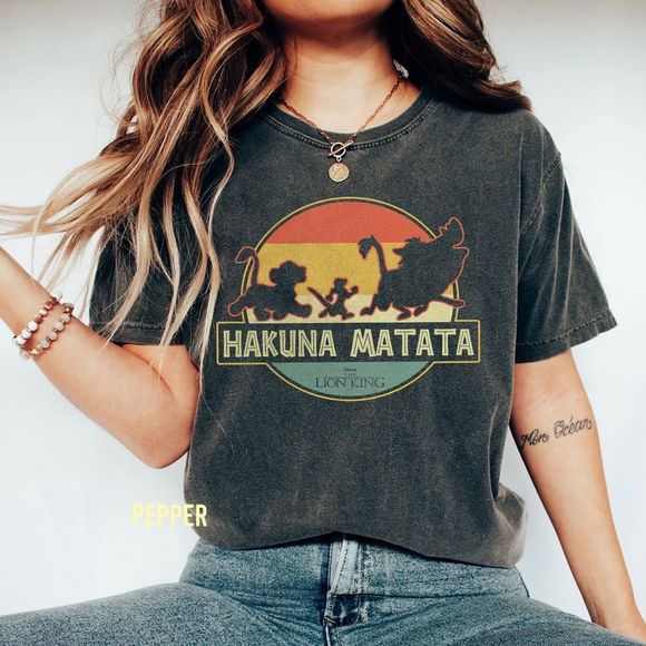 Other - Retro Disney The Lion King Hakuna Matata Simba Timon Pumbaa Shirt